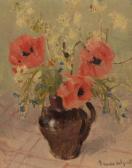 WYATT Irene 1903-1987,Still Life of Poppies in a Jug,Simon Chorley Art & Antiques GB 2021-11-23
