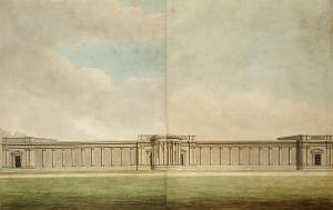 WYATT James 1746-1813,Design for a stable block at Waterloo Palace; Fron,Bonhams GB 2005-11-08