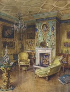 WYATT Katharine Montagu 1800-1900,The yellow room at Holland House,Christie's GB 2004-07-01