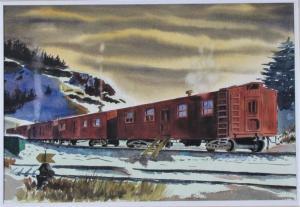 WYATT Lewis William 1777-1853,Train in Winter,1971,Wickliff & Associates US 2017-03-18