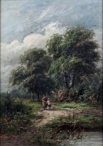 WYATT Lewis William 1777-1853,Woman and child on a country path,Canterbury Auction GB 2012-04-03