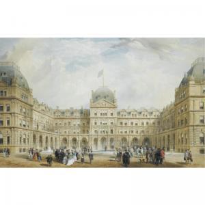 WYATT Thomas Henry 1807-1880,VIEW OF THE QUADRANGLE OF THE NEW LIVERPOOL EXCHAN,Sotheby's 2007-05-17