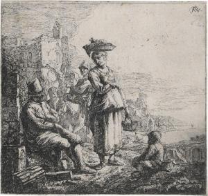 WYCK Thomas 1616-1677,Die Frau mit den beiden Körben,Galerie Bassenge DE 2023-06-07