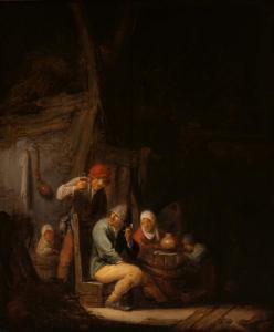 WYCK Thomas,Interior with a peasant family smoking and drinkin,AAG - Art & Antiques Group 2019-06-17
