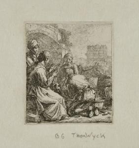 WYCK Thomas 1616-1677,La fileuse et le forgeron,Dobritz DE 2023-11-18