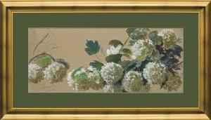 WYCZOLKOWSKI Leon 1852-1936,Decorative Frieze - Blooming Viburnum,Agra-Art PL 2012-03-18