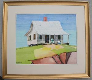 WYKES Frederic Kirtland 1905-1982,Little House on the Prairie, 
Georgia,Burchard US 2009-01-25