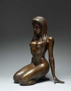 WYLDER Jonathan 1957,Kneeling female nude,2000,Woolley & Wallis GB 2023-12-13