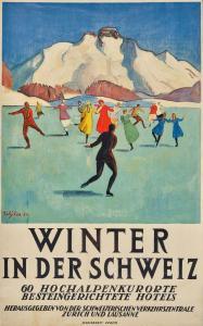 WYLER Otto 1887-1965,Winter in der Schweiz,1924,Dobiaschofsky CH 2023-11-08