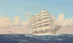 WYLLIE Harold 1880-1973,The S.V. Herzogin Cecilie running under full sail,Christie's GB 2007-05-16