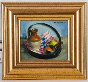 WYLLIE Marion,STILL LIFE WITH JUG AND FRUIT,McTear's GB 2015-12-13