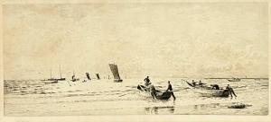 WYLLIE William Lionel 1851-1931,Fishing Boats - Last Preparations,David Lay GB 2024-04-11