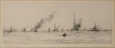 WYLLIE William Lionel 1851-1931,Harwick Light Cruisers,Mallams GB 2021-07-07