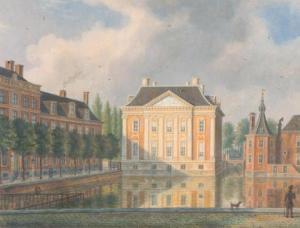 WYNANTZ Augustus,A view of the Hofvijver with the Mauritshuis and ',1831,Venduehuis 2021-05-26