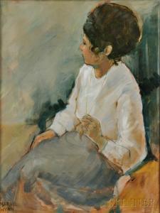 WYNN MARVEL 1915-2002,Portrait of a Lady in White,Skinner US 2016-06-16