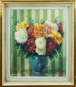WYNNE MORGAN John 1906-1991,Still life of chrysanthemums in a vase,Reeman Dansie GB 2020-08-11