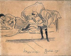 WYSPIANSKI Stanislaw 1869-1907,Dwie śpiące kobiety,1901,Panorama Art Gallery PL 2003-12-12