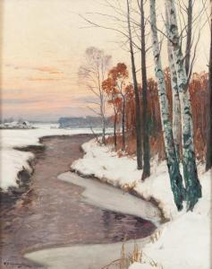 WYWIORSKI Michael Gorstkin 1861-1926,Landscape from the Zakrzewo area,1910,Desa Unicum PL 2024-04-16