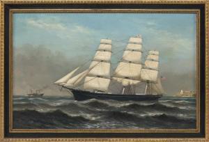 Xanthus Robert Smith 1839-1929,Clipper Ship Sovereign of the Seas,Eldred's US 2018-04-06