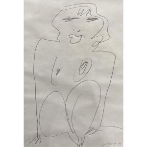 XAUS Antoni 1932,Desnudo femenino,1989,Lamas Bolaño ES 2022-04-11