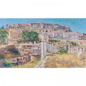XENOS Nikos 1908-1984,below the acropolis,1940,Sotheby's GB 2005-05-12