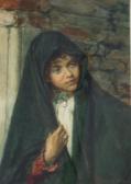 xezzos 1800-1800,Portrait of a woman in a black habit,1879,Rosebery's GB 2010-04-07