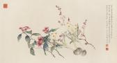 XIAOMAN LU 1903-1965,FLOWERS,China Guardian CN 2015-12-19