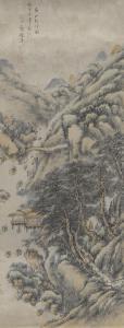 XIE GUANSHENG 1800-1800,Autumn Landscape in the Style of Wang Shimin,Bonhams GB 2012-12-11