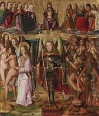 Ximénez Miguel 1462-1505,The Last Judgement with Saint Michael weighing hum,Christie's GB 2018-07-05