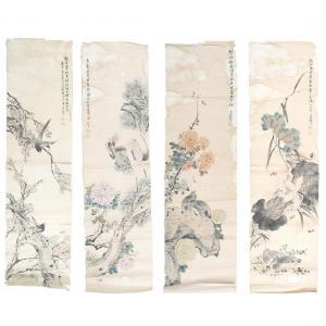 XIONG ZHANG 1803-1884,Birds on Branches,MICHAANS'S AUCTIONS US 2022-12-17