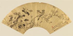 XIONG ZHANG 1803-1884,Handpainted Fan,Cottone US 2017-09-23