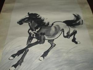 XU BEIHONG 1895-1953,depicting a horse,Cheffins GB 2016-04-07