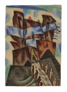 XUL SOLAR Alejandro 1887-1963,Pirámides (Penitentes),1921,Christie's GB 2022-10-04