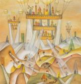 XUL SOLAR Alejandro 1887-1963,Villa,1944,Barridoff Auctions US 2025-08-16