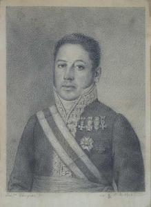 Y GARCÍA Francisco Enriquez,Retrato de caballero con condecoración de la orden,Alcala 2018-03-21