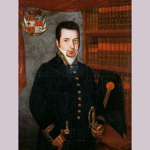 Y GARCÍA Francisco Enriquez 1791-1841,Retrato de militar,1818,Subastas Segre ES 2009-11-03