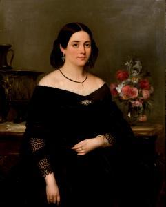 y llausas luis ferrant 1806-1868,Retrato de dama,1855,Duran Subastas ES 2013-03-21