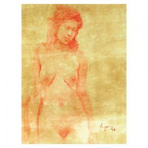 Y MENDOZA Sofronio 1936-2021,Untitled (Nude),1974,Leon Gallery PH 2022-10-23