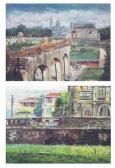 Y MENDOZA Sofronio 1936-2021,Views of Intramuros,Leon Gallery PH 2018-09-08