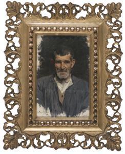 Y SURIS Augustin Robert 1860-1913,Retrato masculino,1891,Balclis ES 2016-12-21