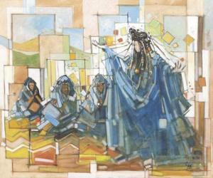 YAGHFOURI Said 1977,la guédra,Compagnie Marocaine des Oeuvres et Objets d'Art MA 2007-06-29