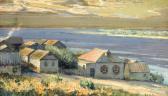YAKOV WEBER 1870-1941,Landscape by the Volga River,1913,Heritage US 2008-11-14
