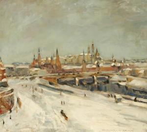 YAKOVLEV Mikhail Nikolaevich 1880-1942,Views of the Kremlin,1913,Weschler's US 2018-05-11