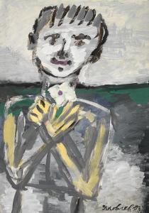 YAKOVLEV Vladimir Igorevich 1934-1998,PORTRAIT OF A BOY,1974,Sotheby's GB 2011-11-29