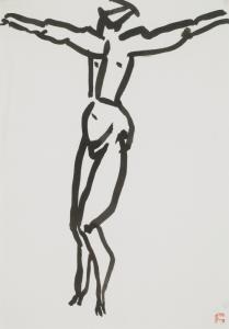 YAMAGUCHI Takeo 1902-1983,Human Map,New Art Est-Ouest Auctions JP 2008-04-04