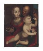 YANEZ DE LA ALMEDINA FERNANDO,The Virgin and Child with Saint Joseph,1523,Christie's 2014-01-30