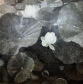 YANG CHENG YUAN 1947,Deux Lotus blancs ou nymphéas,2005,Morand FR 2024-01-11