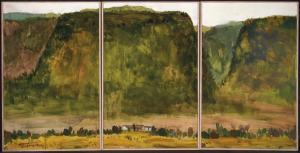 YANG Hsing Shen 1938,Landscape (triptych),1986,Ravenel TW 2012-12-02