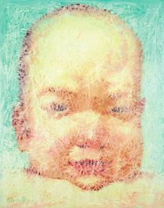 yang Xiaobing 1966,Baby Series,2006,Borobudur ID 2011-01-22