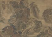 YAO YUAN 1720-1780,THE CANTILEVERED ROAD TO SHU,1743,Sotheby's GB 2014-03-20